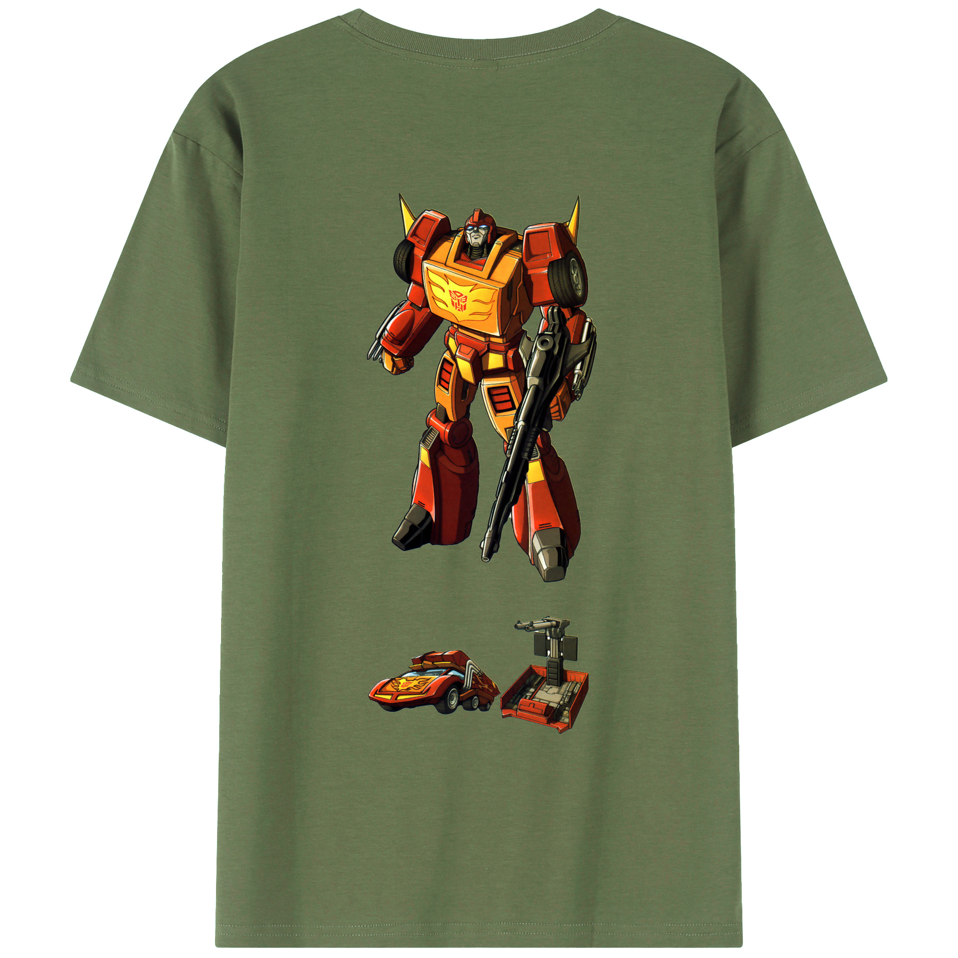 （画像用）  綿100％ メンズ半袖Tシャツ（バックプリント） 通気性